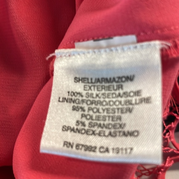 Sigrid Olsen silk sleeveless V-neck lace floral beaded embellished top handmade - Picture 12 of 12